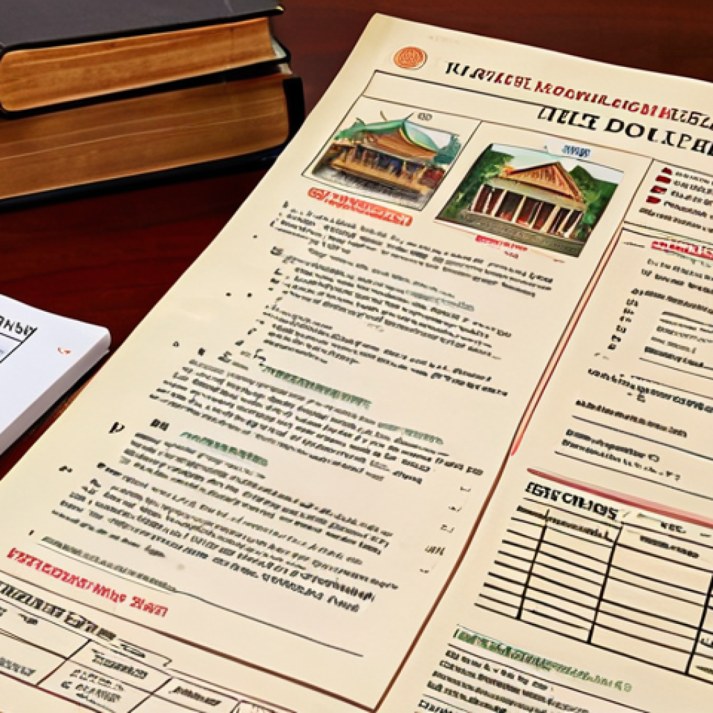 **Image of a Vietnamese real estate professional studying legal documents related to property law, surrounded by the "Luật Nhà ở" (Housing Law) and "Luật Kinh doanh Bất động sản" (Real Estate Business Law) books, along with various "Thông tư, Nghị định" (Circulars, Decrees), highlighting the complexity and importance of understanding these legal documents.**