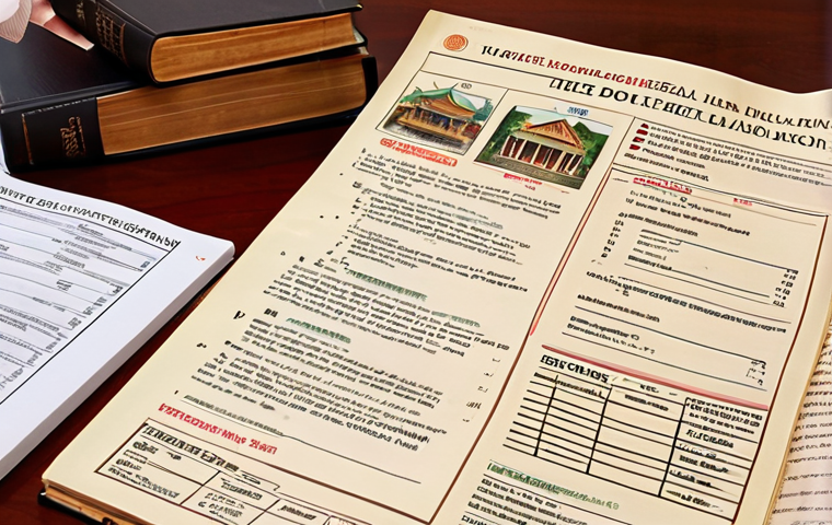 **Image of a Vietnamese real estate professional studying legal documents related to property law, surrounded by the "Luật Nhà ở" (Housing Law) and "Luật Kinh doanh Bất động sản" (Real Estate Business Law) books, along with various "Thông tư, Nghị định" (Circulars, Decrees), highlighting the complexity and importance of understanding these legal documents.**