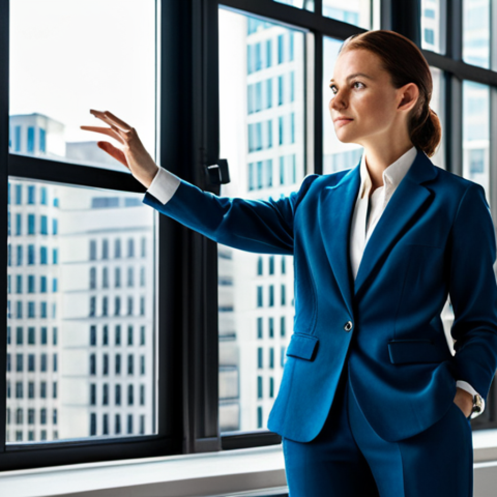 공공관리사 시험 준비 과정에서의 시간 관리 방법 - **
A confident female urban planner, fully clothed in a modest yet stylish pantsuit, standing in fr...