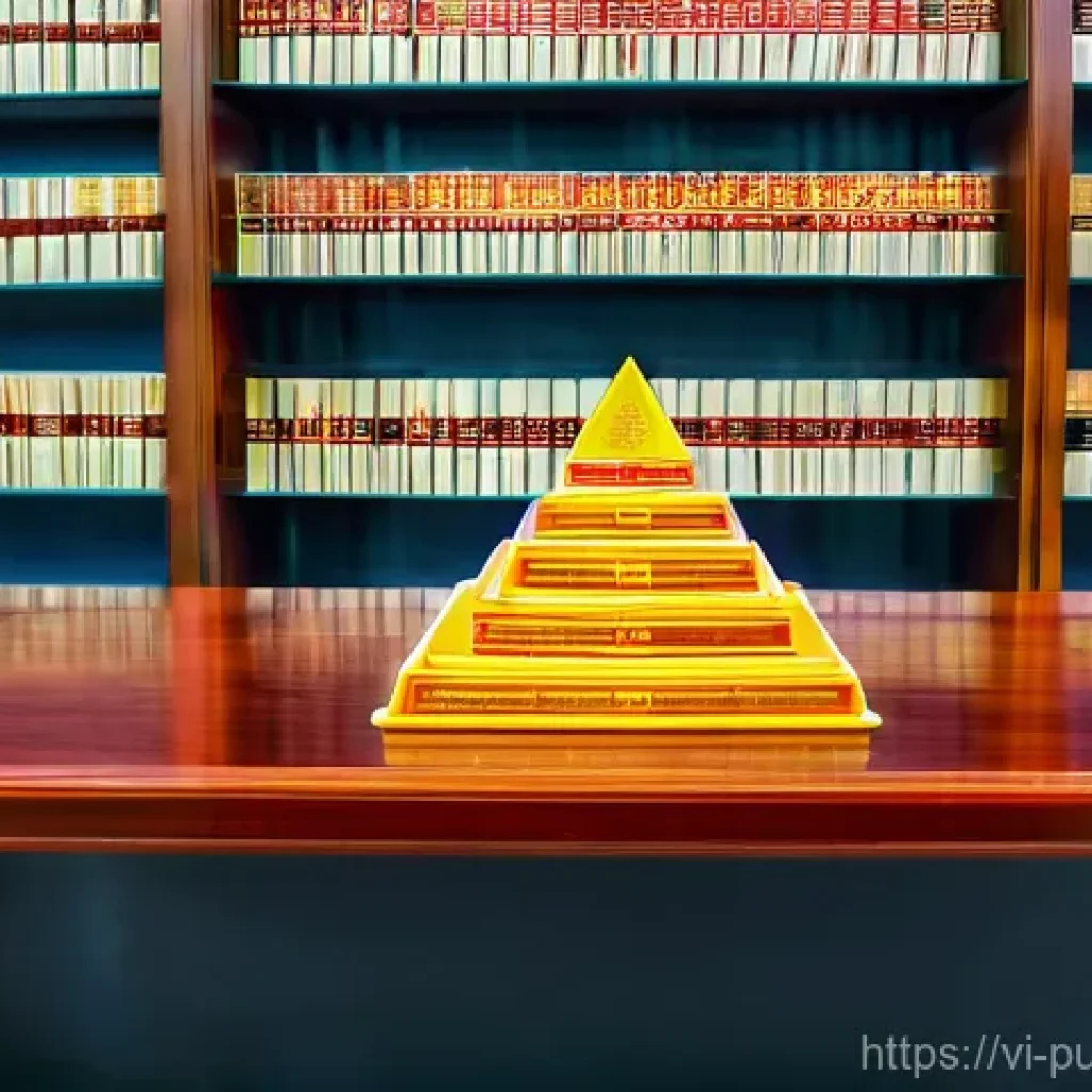 공공관리사와 관련된 법령 해석 방법 - **Prompt 1: The Hierarchical Structure of Vietnamese Law**
    A visually stunning, illuminated 3D p...