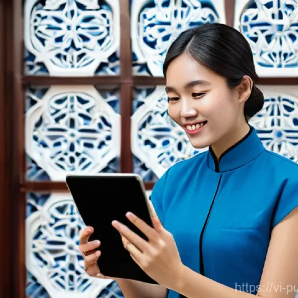 공공관리사와 관련된 최신 연구 주제 - **Prompt:** "A young Vietnamese woman, in her late 20s, wearing a stylish yet modest modern outfit, ...