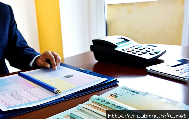 Home 17 공공관리사 실무에서 자주 활용되는 툴 - Photorealistic Vietnamese public administration officer at a clean modern desk, carefully reviewing ...